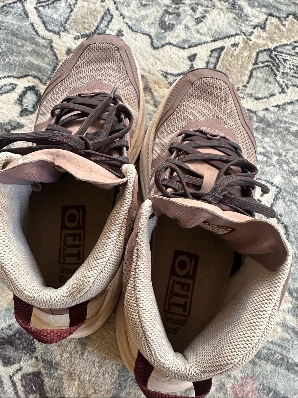 Oboz Women's hiking boots in Fig Brown